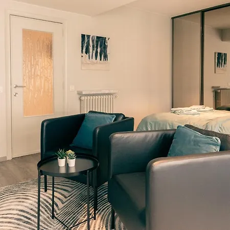 Ruime 2 Pers Bij Casino Oostende: Geniet Zee, Kunst, En Relax 아파트 *