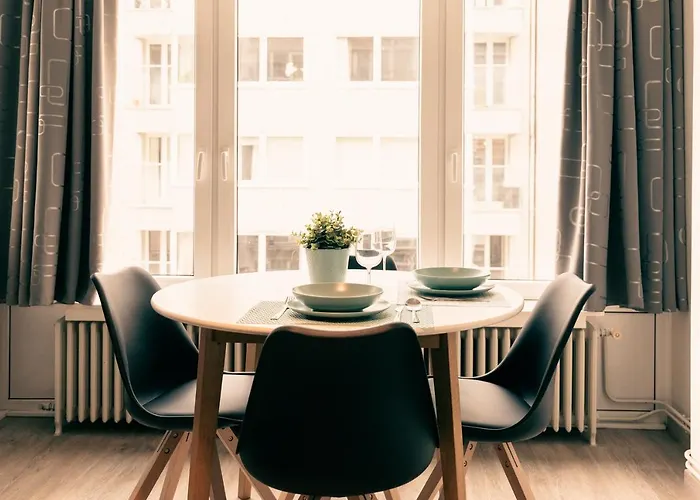 Ruime 2 Pers Bij Casino Oostende: Geniet Zee, Kunst, En Relax Apartment